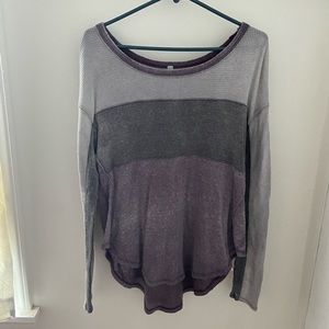 Free people long sleeve shirt